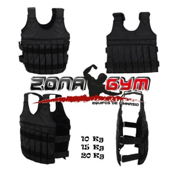 Chaleco Con Peso - Chaleco Lastrado 20kg EntrenamientoWFQ